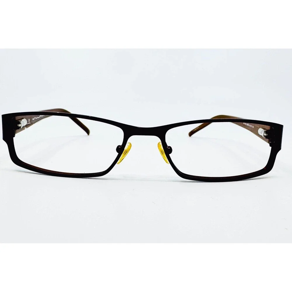 William Rast Eyeglasses Mens Brown Rectangular WR1008 MBRN 54-17-140